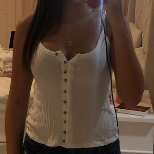 American Eagle Button Down Tank